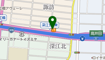 カレーハウスCoCo壱番屋 城東区諏訪四丁目店の地図画像