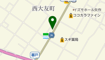 カレーハウスCoCo壱番屋 岡崎矢作店の地図画像
