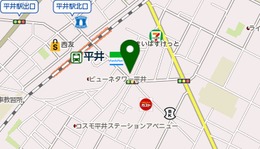 カレーハウスCoCo壱番屋 JR平井駅南口店の地図画像