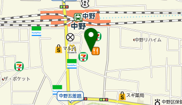 カレーハウスCoCo壱番屋 中野駅南口店の地図画像