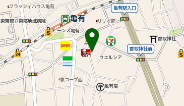 カレーハウスCoCo壱番屋 亀有駅南口店の地図画像