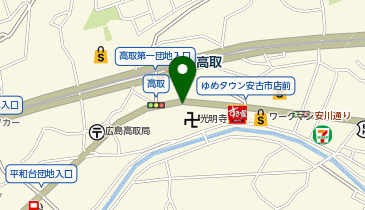 カレーハウスCoCo壱番屋 安佐南区高取店の地図画像