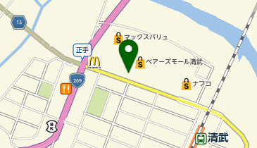 カレーハウスCoCo壱番屋 ベアーズモール清武店の地図画像