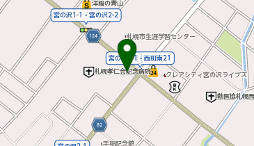 LIBERALA リベラーラ札幌宮の沢の地図画像