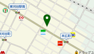 ガリバーアウトレット東刈谷店の地図画像