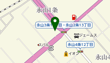ガリバーアウトレット旭川永山店の地図画像