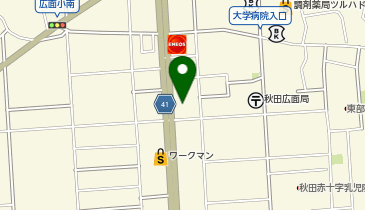 ガリバーアウトレット秋田広面店の地図画像
