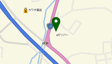 ガリバーアウトレット米沢店の地図画像