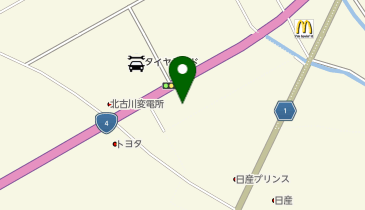ガリバーアウトレット古川バイパス店の地図画像