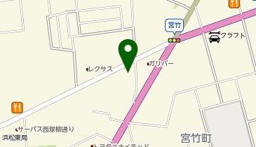 ガリバー車検 浜松宮竹店の地図画像