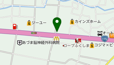 ガリバー福島西インター店の地図画像