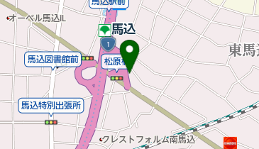 ガリバー環七馬込店の地図画像
