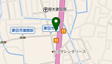 ガリバー厚木妻田店の地図画像