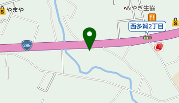 ガリバー286西多賀店の地図画像