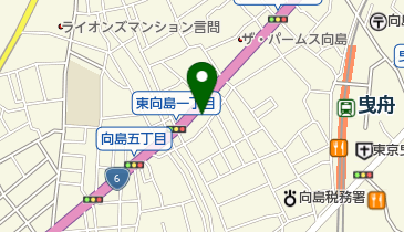 ガリバー向島店の地図画像