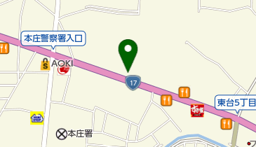 ガリバー本庄店の地図画像