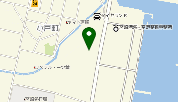 ガリバー宮崎港店の地図画像