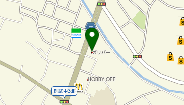 ガリバー岐阜正木店の地図画像