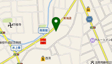 ガリバー藤枝南新屋店の地図画像