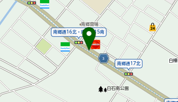 ガリバー札幌白石店の地図画像