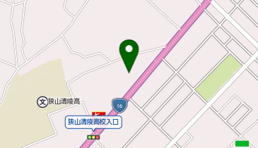 ガリバー新狭山店の地図画像