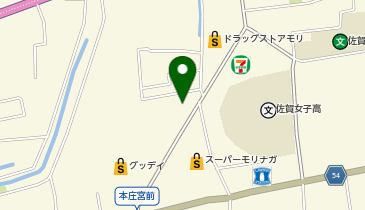 ガリバー佐賀本庄店の地図画像