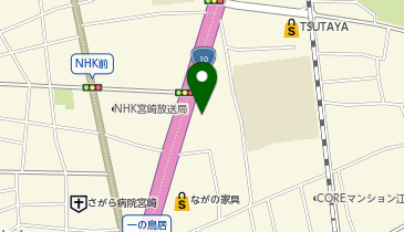 Brat宮崎 SUV店の地図画像