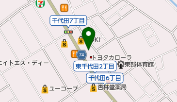 ガリバーアウトレット静岡流通通り店の地図画像
