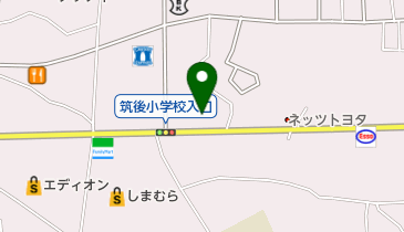 BOOKOFF(ブックオフ) 筑後店の地図画像