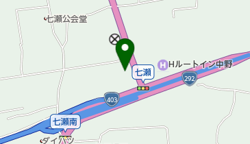 BOOKOFF(ブックオフ) 中野七瀬店の地図画像