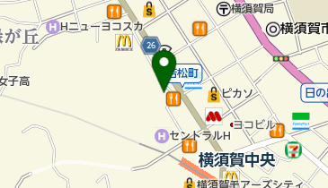 BOOKOFF(ブックオフ) 横須賀中央店の地図画像