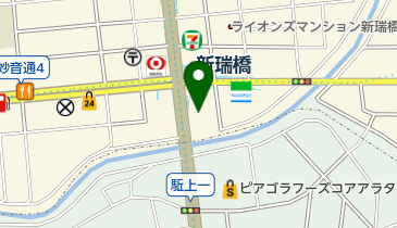 BOOKOFF(ブックオフ) 新瑞橋駅前店の地図画像
