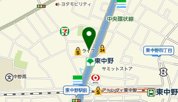 BOOKOFF(ブックオフ) 東中野店の地図画像