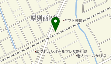 ヤマト運輸 札幌厚別西センターの地図画像