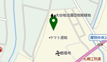 ヤマト運輸 厚別中央営業所(札幌白石流通)の地図画像
