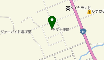 ヤマト運輸 南富良野センターの地図画像