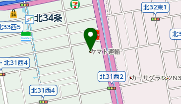 ヤマト運輸 札幌北営業所(北24条)の地図画像