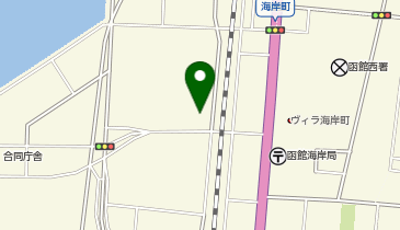 ヤマト運輸 函館海岸営業所(函館海岸)の地図画像