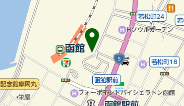 ヤマト運輸 函館駅なか営業所の地図画像