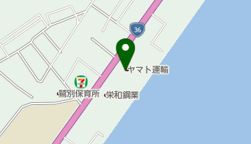 ヤマト運輸 室蘭西センターの地図画像