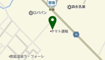 ヤマト運輸 恵庭大町センターの地図画像