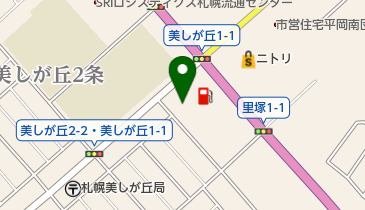 ヤマト運輸 札幌清田営業所(札幌北野)の地図画像