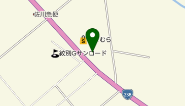 ヤマト運輸 紋別北センターの地図画像