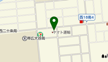 ヤマト運輸 帯広西営業所の地図画像