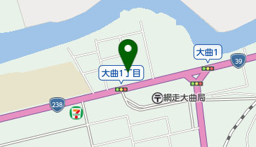 ヤマト運輸 網走北営業所の地図画像