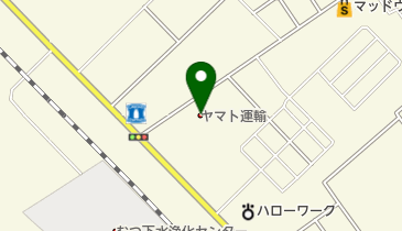 ヤマト運輸 むつ営業所(田名部)の地図画像