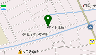 ヤマト運輸 気仙沼営業所(気仙沼田中前)の地図画像