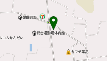 ヤマト運輸 仙台泉営業所(仙台野村)の地図画像