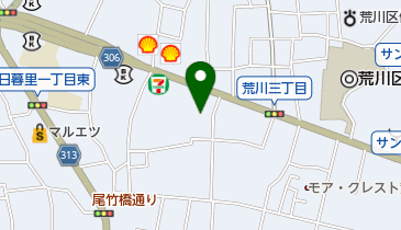 ヤマト運輸 荒川営業所(町屋3丁目)の地図画像