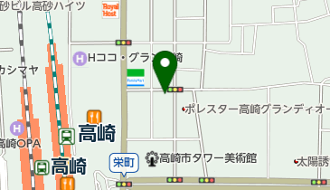 ヤマト運輸 高崎東口営業所の地図画像
